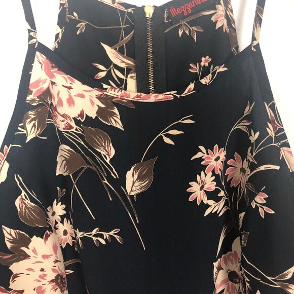 Vintage Mezzanine Top Juniors Large Y2K Floral Cropped Dainty Coquette Beachy - Picture 3 of 9